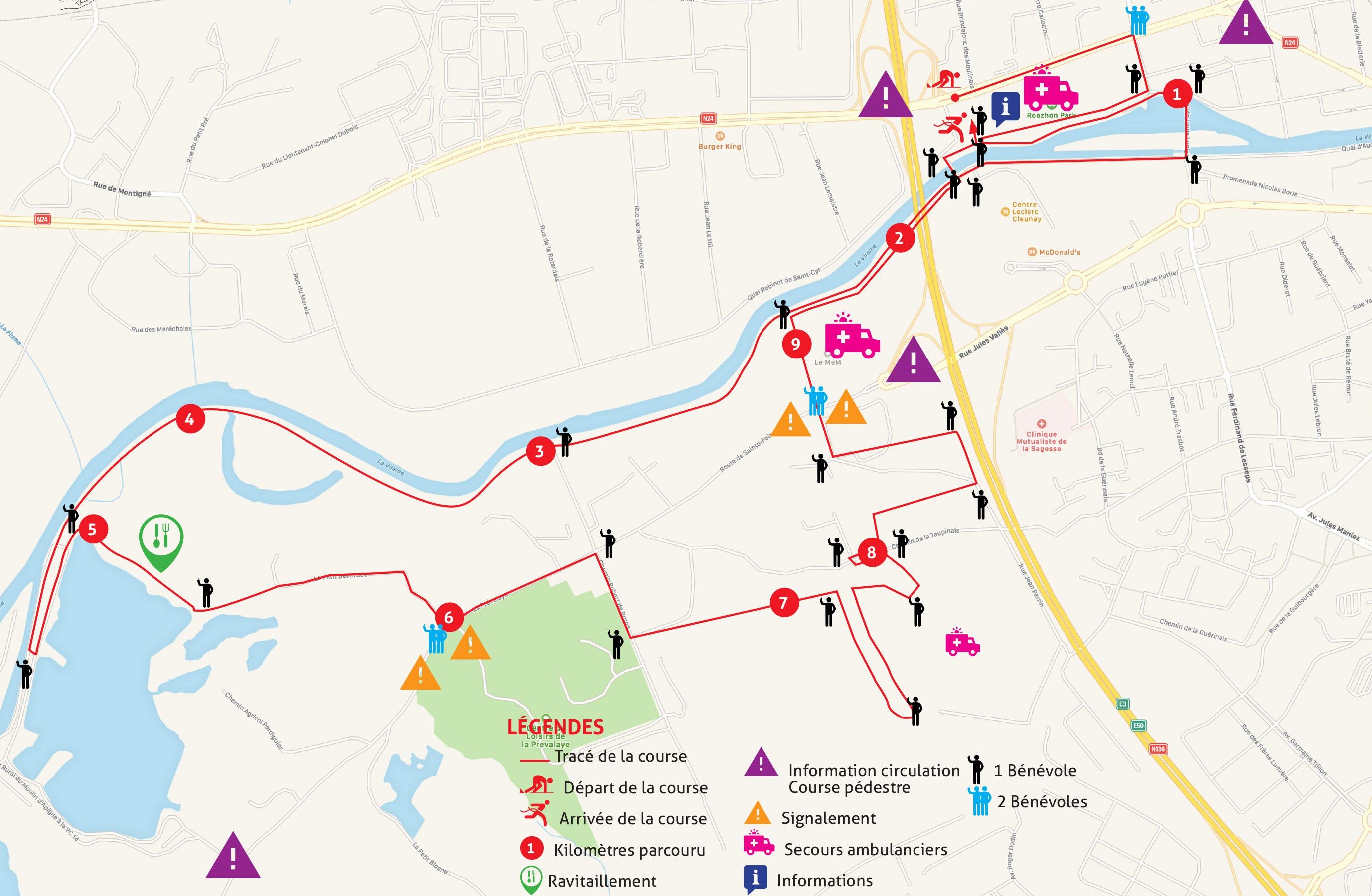 Parcours 10km